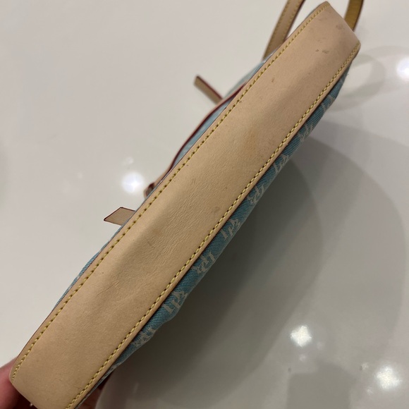 Dooney & Bourke Blue Monogram Shoulder Bag - Picture 3 of 4